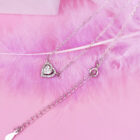 สร้อยคอล้อมเพชรรูปหัวใจ รุ่น Heart Story (เงินแท้ s925)