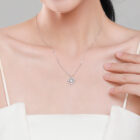 สร้อยคอล้อมเพชร รุ่น Mia (เงินแท้ s925)