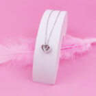 สร้อยคอหัวใจคล้องคู่ รุ่น Couple Heart (เงินแท้ s925) สร้อยสลักชื่อ