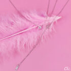 สร้อยคอเพชรมินิมอล รุ่น Charlette (เงินแท้ s925) สร้อยคอสลักชื่อฟรี