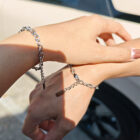 สร้อยข้อมือสลักชื่อ รุ่น Minimal Chain (สแตนเลสแท้)