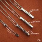 สร้อยคอแท่งเหล็ก สร้อยสลักชื่อ รุ่น Iron Memory Necklace ของขวัญสุดพิเศษที่มีชิ้นเดียวในโลก (สแตนเลสแท้)