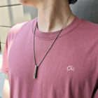 สร้อยคอแท่งเหล็ก สร้อยสลักชื่อ รุ่น Iron Memory Necklace ของขวัญสุดพิเศษที่มีชิ้นเดียวในโลก (สแตนเลสแท้)