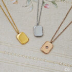 สร้อยสลักชื่อรูปทรงสี่เหลี่ยม รุ่น Stella Necklace ใส่ได้ 2 ลุค (สแตนเลสแท้)