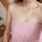 สร้อยสลักชื่อรูปทรงสี่เหลี่ยม รุ่น Stella Necklace ใส่ได้ 2 ลุค (สแตนเลสแท้)